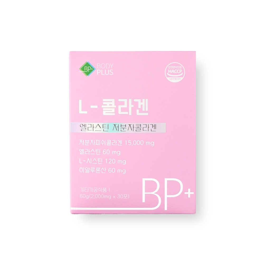 BP+ 바디플러스 엘라스틴 저분자 피쉬콜라겐 (2,000mg x 30포)
